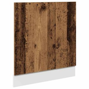 vidaXL Panneau de lave-vaisselle "Lyon" vieux bois bois d'ing&eacute;nierie