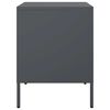 vidaXL Table de chevet anthracite 36x39x50,5 cm acier