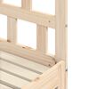 vidaXL Lit de jour et lit gigogne sans matelas 80x200 cm bois massif