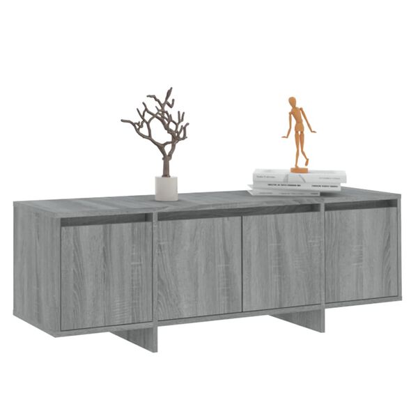 vidaXL Meuble TV Sonoma gris 120x30x40,5 cm Bois d'ingénierie