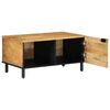 vidaXL Table basse marron 80x50x40 cm bois de manguier massif