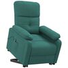 vidaXL Fauteuil Vert fonc&eacute; Tissu
