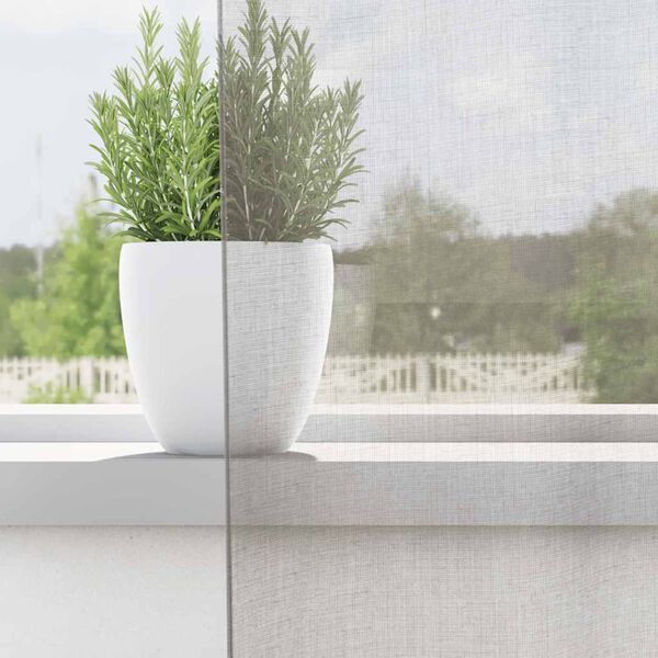 vidaXL Rideaux en voile avec œillets 2 pcs gris clair 140x245 cm