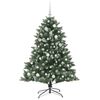vidaXL Sapin de Noël artificiel avec 150 LED Vert 105 x 105 x 150 cm