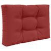 vidaXL Coussin de canap&eacute; d'ext&eacute;rieur 2 pcs Bordeaux Polyester
