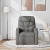 vidaXL Fauteuil de massage inclinable Gris foncé Tissu