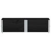 vidaXL Colliers de palette 2 pcs noir 150x50 cm bois de pin solide