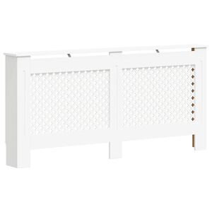 vidaXL Cache-radiateur Blanc 172x19x81,5 cm MDF