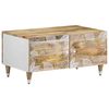 vidaXL Table basse 80x50x40 cm bois de manguier massif