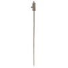 Esschert Design Torche &agrave; huile sur piquet Acier inoxydable