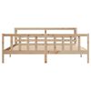 vidaXL Cadre de lit sans matelas 200x200 cm bois massif de pin