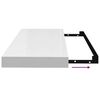 vidaXL &Eacute;tag&egrave;re murale flottante 4 pcs Blanc brillant 60x23,5x3,8cm MDF