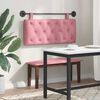 vidaXL T&ecirc;te de lit suspendue Rose 110 x 55 x 7 cm Velours
