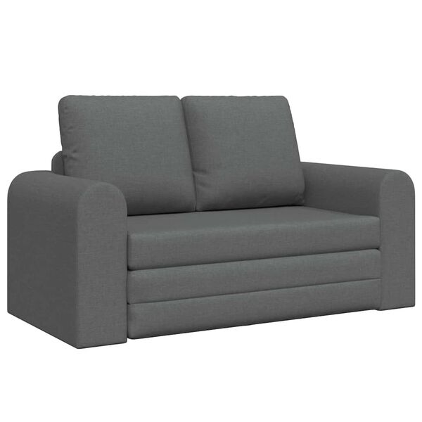vidaXL Canap&eacute;-Lit 60cm Gris fonc&eacute; tissu