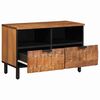vidaXL Meuble TV avec tiroir Finition Acacia Brun 70 x 33 x 46 cm