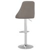 vidaXL Tabourets de bar lot de 2 gris fonc&eacute; tissu