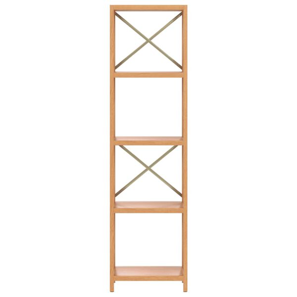 vidaXL &Eacute;tag&egrave;re &agrave; 5 niveaux 40x30x146 cm bois de ch&ecirc;ne massif