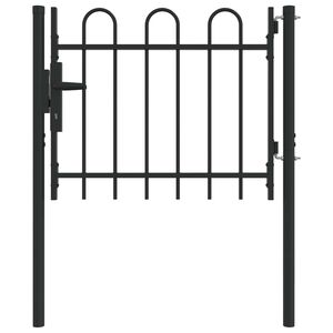 vidaXL Porte de Cl&ocirc;ture BOXTEL 103 x 124,5 cm Acier enduit de poudre