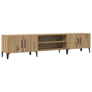 vidaXL Meuble TV ch&ecirc;ne artisanal 180x31,5x40 cm bois d'ing&eacute;nierie