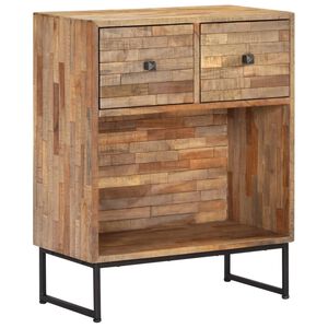 vidaXL Buffet Bois de teck recycl&eacute; 60x30x75 cm