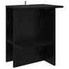 vidaXL Table basse Ch&ecirc;ne noir 40 x 30 x 49 cm Bois d'ing&eacute;nierie