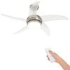 vidaXL Ventilateur de plafond avec lumi&egrave;re et t&eacute;l&eacute;commande &Oslash; 110 cm