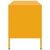 vidaXL Meubles TV 2 pcs jaune moutarde 68x39x50,5 cm acier