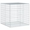 vidaXL Panier gabion avec couvercle 100x100x100 cm fer galvanis&eacute;