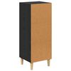 vidaXL Buffet Chêne noir 34,5 x 32,5 x 90 cm Bois d'ingénierie