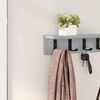 vidaXL Porte-manteau mural Gris b&eacute;ton 80 x 10,5 x 10,5 cm