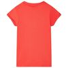 T-shirt pour enfants rouge 104