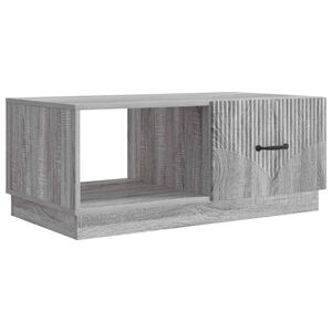 vidaXL Table basse Sonoma gris 90 x 50 x 37 cm Bois d'ing&eacute;nierie