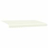 vidaXL Auvent r&eacute;tractable Cr&egrave;me 400 x 200 cm Polyester et Aluminium