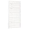 vidaXL Porte de grange Blanc 100x1,8x204,5 cm Bois massif de pin