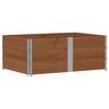 vidaXL Colliers de palette 3 pcs marron 150x100 cm bois de pin solide