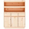 vidaXL Buffet haut 89x40x116,5 cm Bois massif de pin