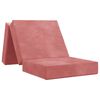 vidaXL Canap&eacute;-lit pliable 90 x 63 x 45 cm Rose
