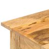 vidaXL Table d'appoint 43 x 43 x 40 cm Bois de manguier massif