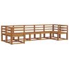 vidaXL Ensemble de canap&eacute;s d'ext&eacute;rieur 7 pcs Naturel