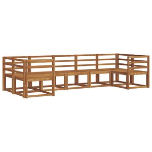 vidaXL Ensemble de canap&eacute;s d'ext&eacute;rieur 7 pcs Naturel