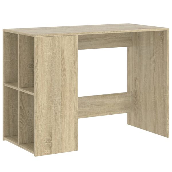 vidaXL Bureau chêne sonoma 102x50x75 cm bois d'ingénierie