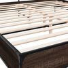 vidaXL Cadre de lit sans matelas ch&ecirc;ne marron 180x200 cm