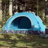 vidaXL Tente de camping 3 personnes bleu libération rapide
