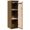 vidaXL Armoire murale Marron miel 30x30x100 cm Bois de pin massif
