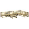 vidaXL Salon de jardin 8 pcs bois de pin impr&eacute;gn&eacute;