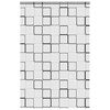 vidaXL Store enrouleur de douche avec cassette largeur du tissu 156 cm