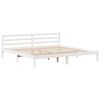vidaXL Cadre de lit sans matelas blanc 180x200 cm bois massif de pin