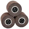 vidaXL Rouleaux de pon&ccedil;age 3 pc Marron 12 x 12 x 10 cm
