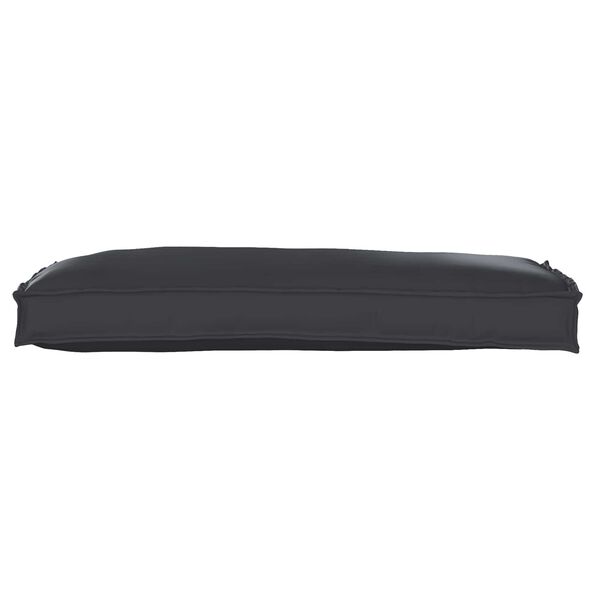vidaXL Set de coussins de palette 2 pcs Noir 100 x 40 x 8 cm