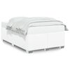 vidaXL Cadre de lit sans matelas blanc 120x190 cm similicuir